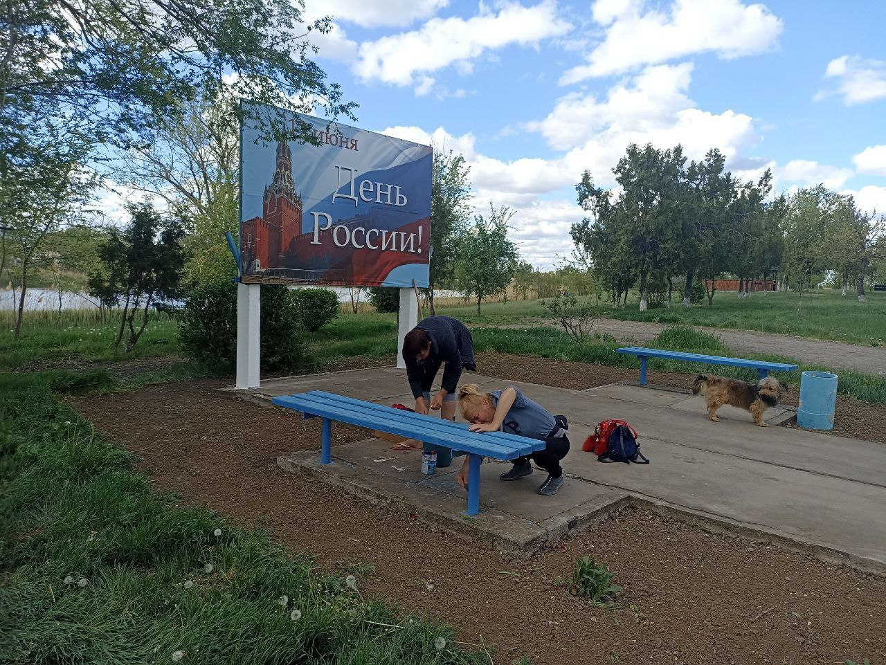 Работы по благоустройству в Ивановке.